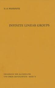 Cover von Infinite Linear Groups