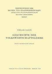 Cover von Geschichte der Volkswirtschaftslehre