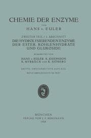 Cover von Die Hydrolisierenden En?yme der Ester, Kohlenhydrate und Glukoside