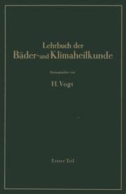 Cover von Lehrbuch der Bäder- und Klimaheilkunde