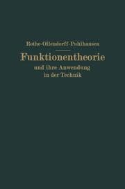 Cover von Funktionentheorie und ihre Anwendung in der Technik