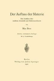 Cover von Der Aufbau der Materie