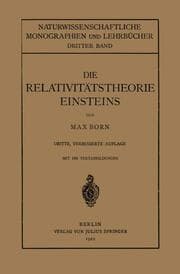 Cover von Die Relativitätstheorie Einsteins und Ihre Physikalischen Grundlagen