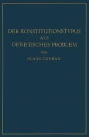 Cover von Der Konstitutionstypus als genetisches Problem