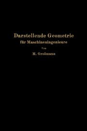 Cover von Darstellende Geometrie für Maschineningenieure