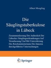 Cover von Die Säuglingstuberkulose in Lübeck