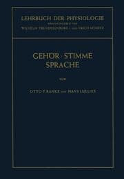 Cover von Lehrbuch der Physiologie in Zusammenhängenden Einzeldarstellungen
