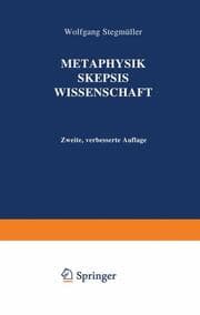 Cover von Metaphysik Skepsis Wissenschaft