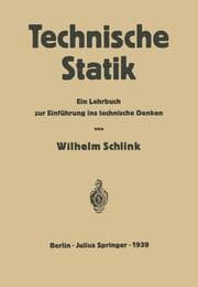 Cover von Technische Statik