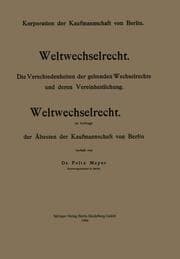 Cover von Weltwechselrecht