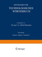 Cover von Technologisches Wörterbuch