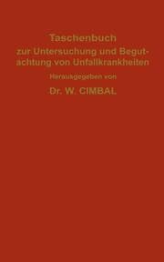 Cover von Taschenbuch zur Untersuchung und Begutachtung von Unfallkrankheiten