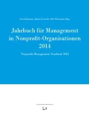 Cover von Jahrbuch für Management in Nonprofit-Organisationen 2014