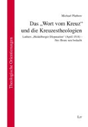 Cover von Das 'Wort vom Kreuz' und die Kreuzestheologien