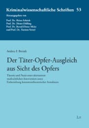 Cover von Der Täter-Opfer-Ausgleich aus Sicht des Opfers