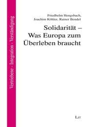 Cover von Solidarität - Was Europa zum Überleben braucht