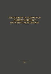 Cover von Festschrift in Honour of Damien Sagrillo's Sixty-Fifth Anniversary