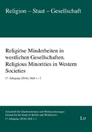 Cover von Religiöse Minderheiten in westlichen Gesellschaften. Religious Minorities in Western Societies