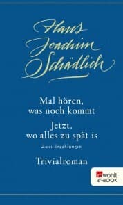 Cover von Mal hören, was noch kommt / Jetzt, wo alles zu spät is / Trivialroman