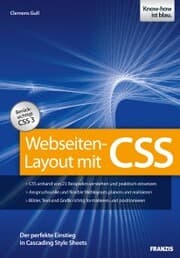 Cover von Webseiten-Layout mit CSS