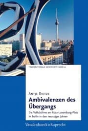 Cover von Ambivalenzen des Übergangs