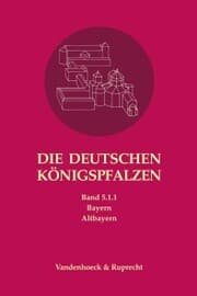 Cover von Die deutschen Königspfalzen. Band 5: Bayern