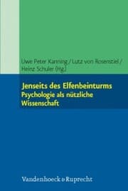 Cover von Jenseits des Elfenbeinturms: Psychologie als nützliche Wissenschaft
