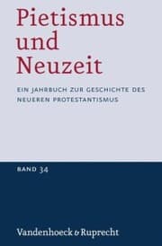 Cover von Pietismus und Neuzeit Band 34 - 2008