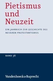 Cover von Pietismus und Neuzeit Band 36 - 2010
