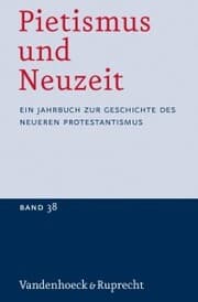 Cover von Pietismus und Neuzeit Band 38 - 2012