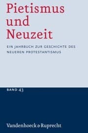 Cover von Pietismus und Neuzeit Band 43 - 2017