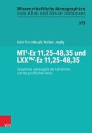 Cover von MTL-Ez 11,25-48,35 und LXX967-Ez 11,25-48,35