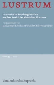 Cover von Lustrum Band 53 - 2011