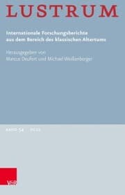 Cover von Lustrum Band 54 - 2012