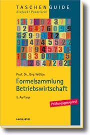 Cover von Formelsammlung Betriebswirtschaft