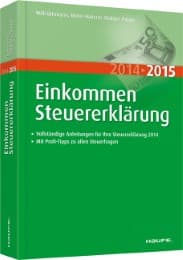 Cover von Einkommensteuererklärung 2014/2015