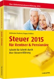 Cover von Steuer 2015 für Rentner & Pensionäre
