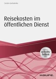 Cover von Reisekosten im öffentlichen Dienst - inkl. Arbeitshilfen online