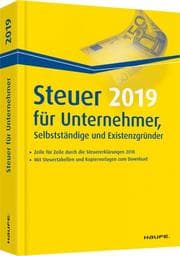 Cover von Steuer 2019 für Unternehmer, Selbstständige und Existenzgründer