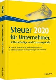 Cover von Steuer 2020 für Unternehmer, Selbstständige und Existenzgründer