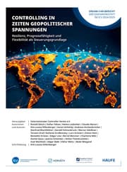 Cover von Controlling im Zeitalter geopolitischer Spannungen