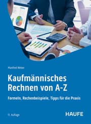 Cover von Kaufmännisches Rechnen von A-Z