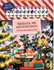 Cover von Malblock mit Glitzersteinen