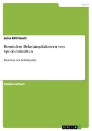 Cover von Besondere Belastungsfaktoren von Sportlehrkräften