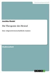 Cover von Die Theogonie des Hesiod