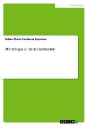 Cover von Metrologia e Instrumentacion