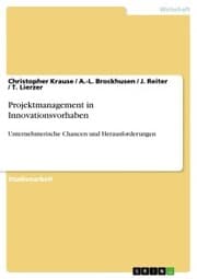 Cover von Projektmanagement in Innovationsvorhaben