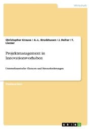 Cover von Projektmanagement in Innovationsvorhaben