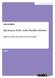 Cover von Big Bang in Math - John Bredakis Method