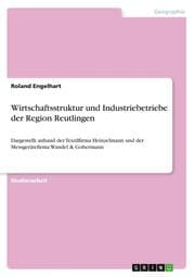 Cover von Wirtschaftsstruktur und Industriebetriebe der Region Reutlingen